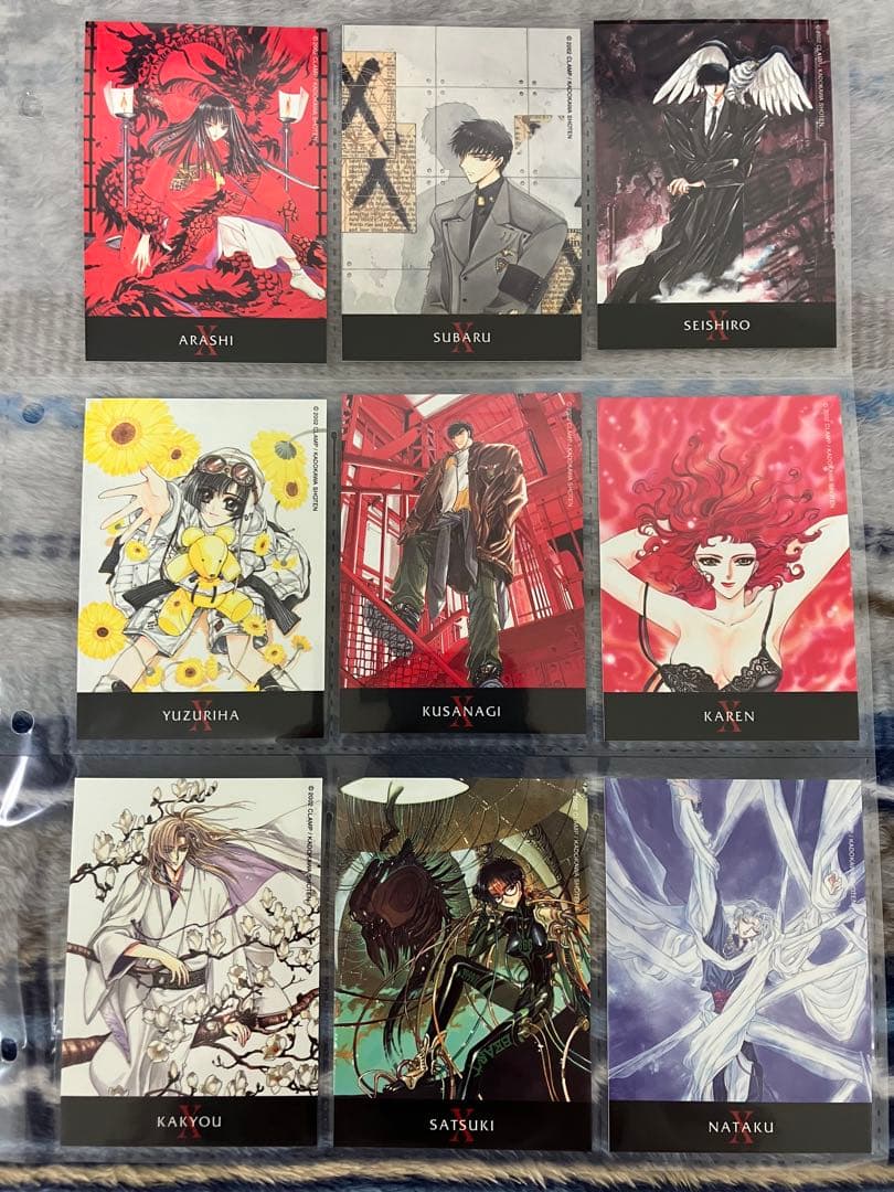 CLAMP　X 原作　トレーディングカード　まとめ売り88枚　カードホルダー付き