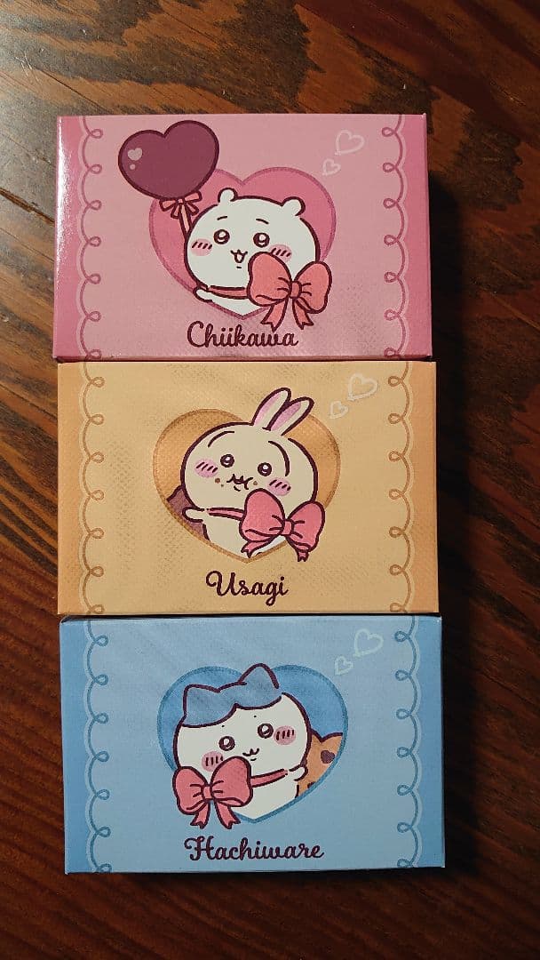 ちいかわ バレンタイン チョコレート パーティ缶 ポーチ ギフト ショッパー8枚