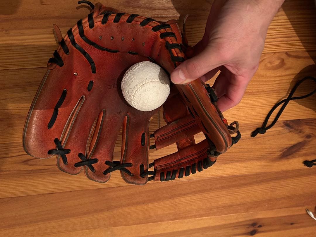 SSK proedge 硬式グローブ オレンジ 収納袋付き