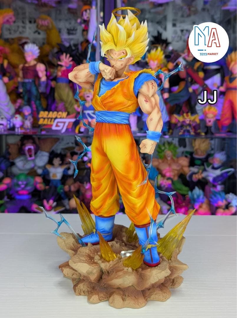 ドラゴンボール　孫悟空　超サイヤ人２　ガレージキット　フィギュア　JJスタジオ