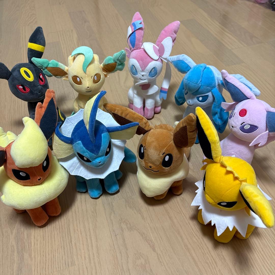 ブイズ　イーブイ　進化　9種　セット　もふぐっとぬいぐるみ