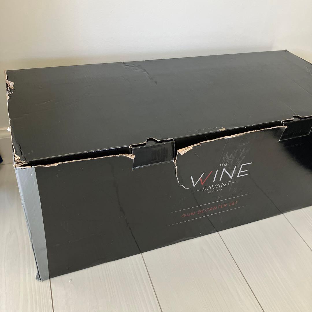 [最終値下げ‼️]The Wine Savant ガン大型ウイスキーデカンタセット
