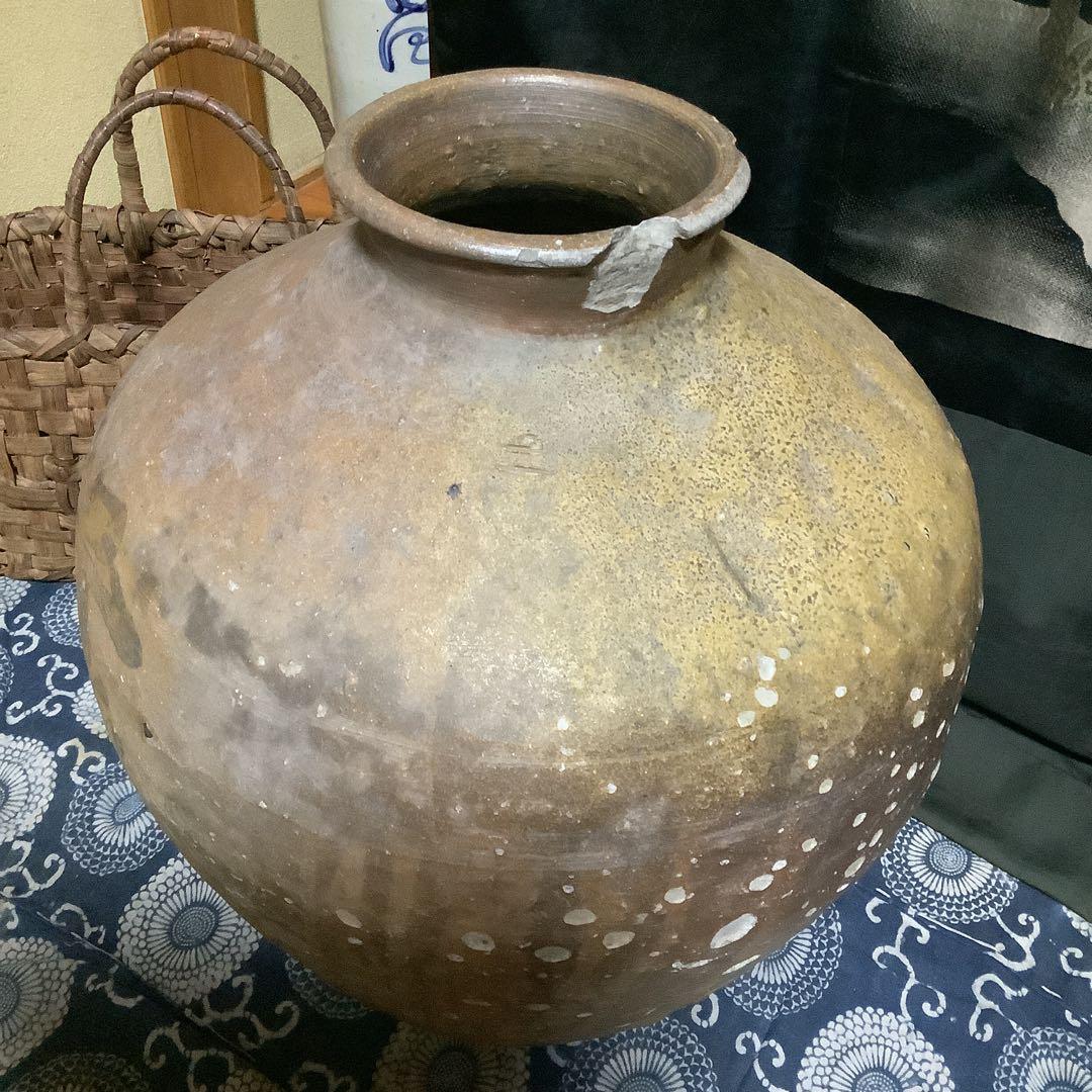 古信楽　信楽焼　江戸　大壺　壷　古伊万里・九谷焼・輪島塗・備前焼・唐津焼好きにも