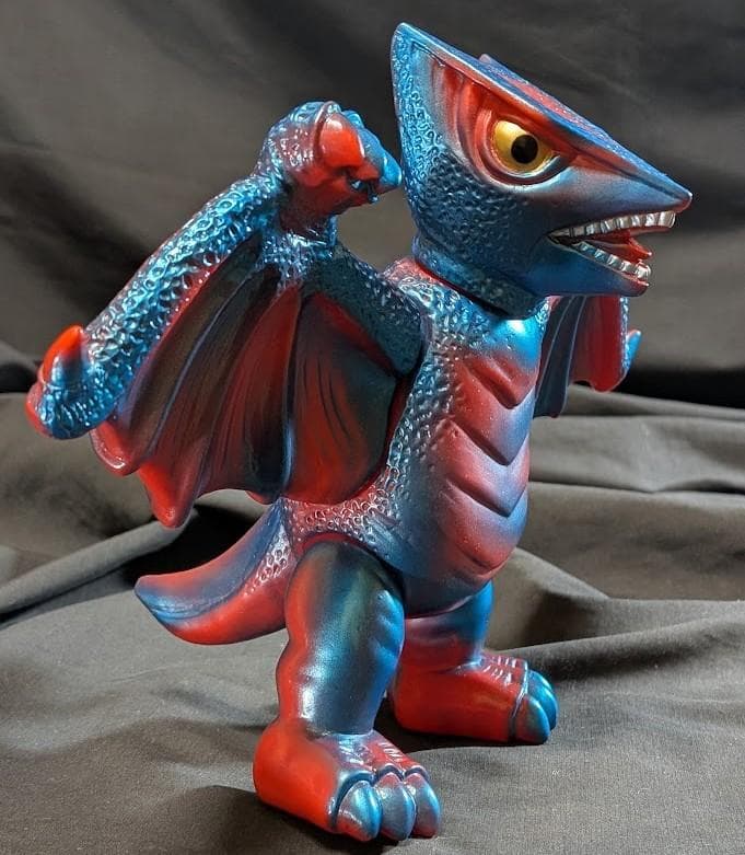 ギャオス（マルサン）電撃怪獣大作戦ソフビフィギュア