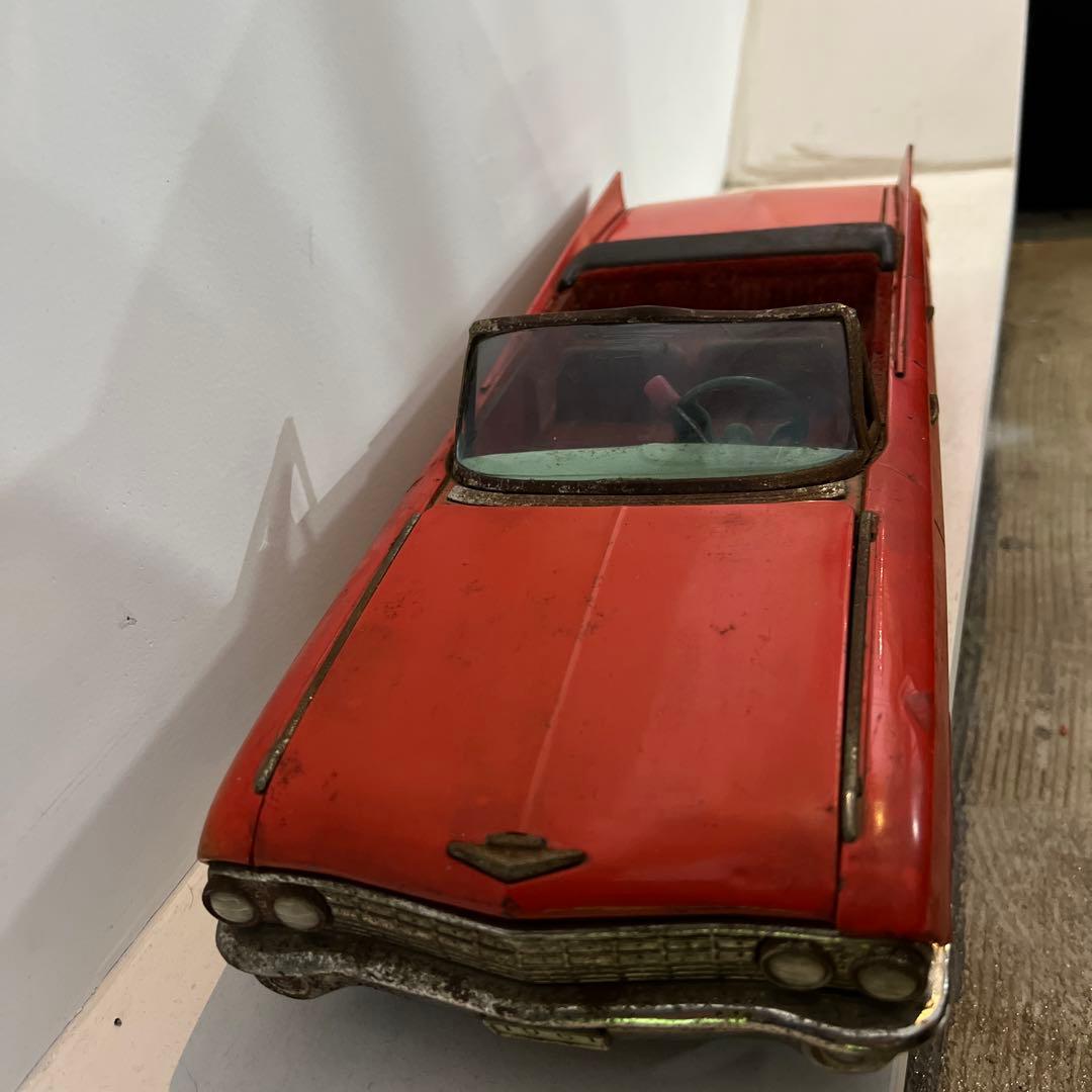 りらっくまたろう SSS TOKYO ブリキ　キャデラックレッド　当時物