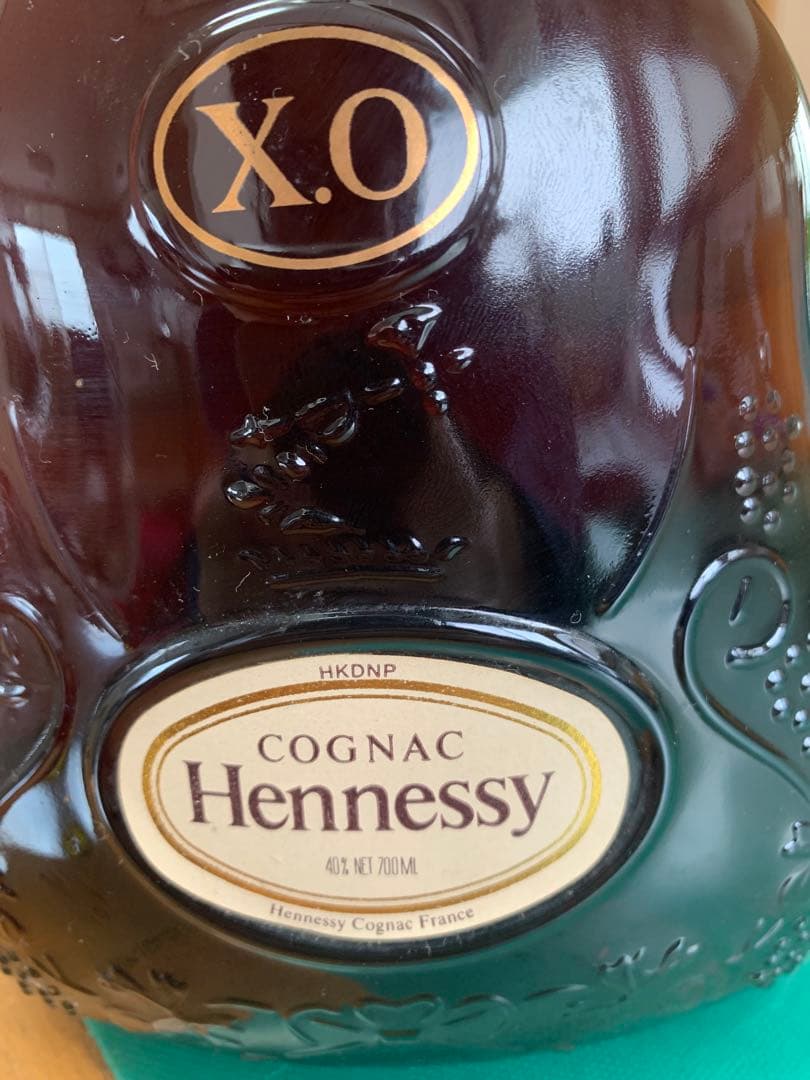 未開栓 ヘネシー XO グリーンボトル 金キャップ 700ml 古酒