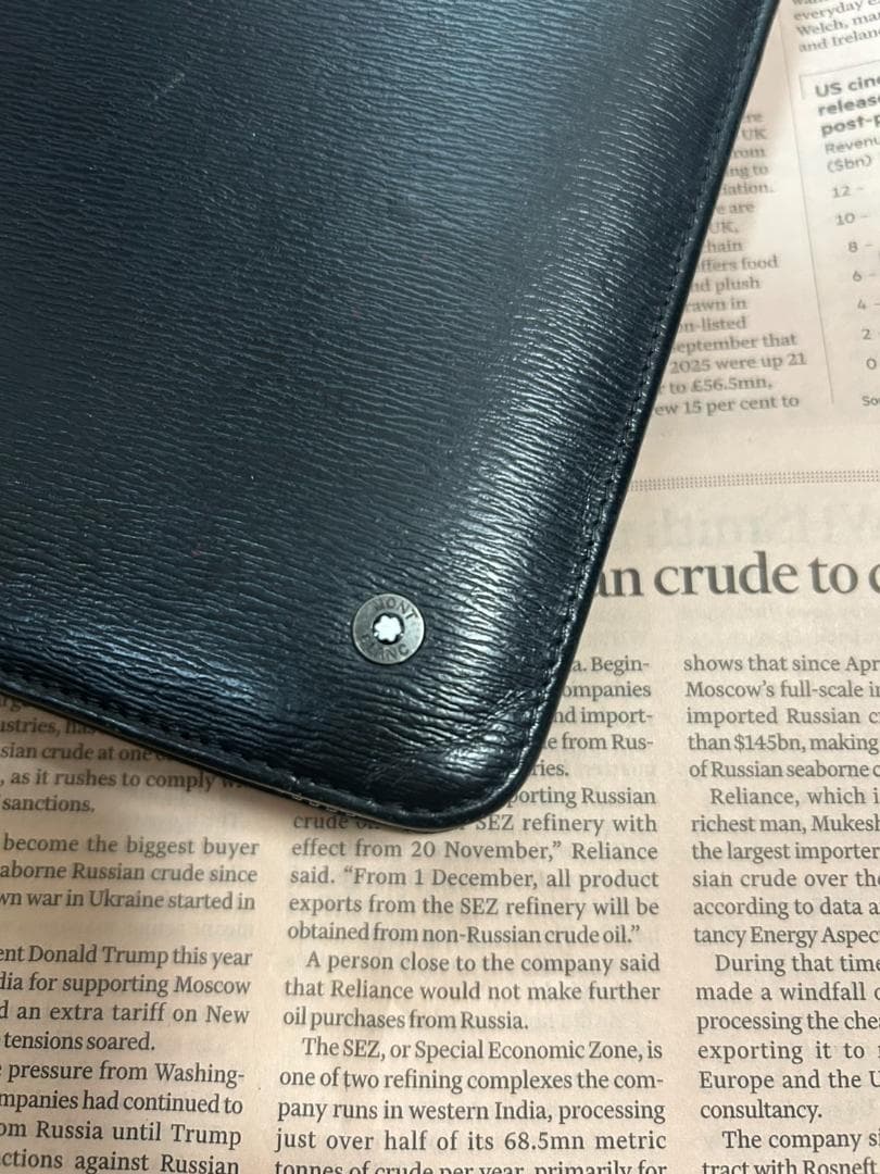 MONTBLANC（モンブラン）ファイルケース ブラック / ビジネス用