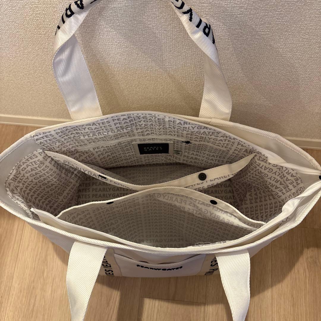 PEARLY GATES ホワイトゴルフバッグ