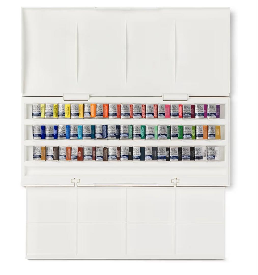 透明水彩絵の具ウィンザー＆ニュートン45色