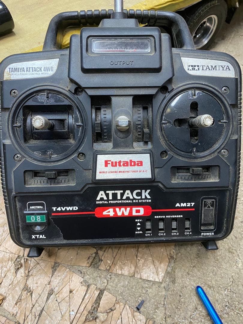 タミヤ1/14トレーラーフルオペ　平ボディ　キャブとその他欠品あり