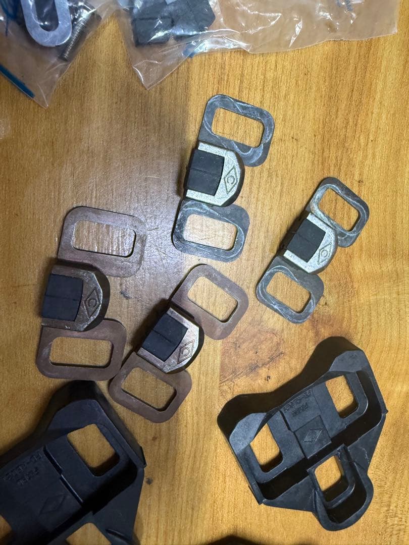 カンパニョーロペダル クリート多数付き