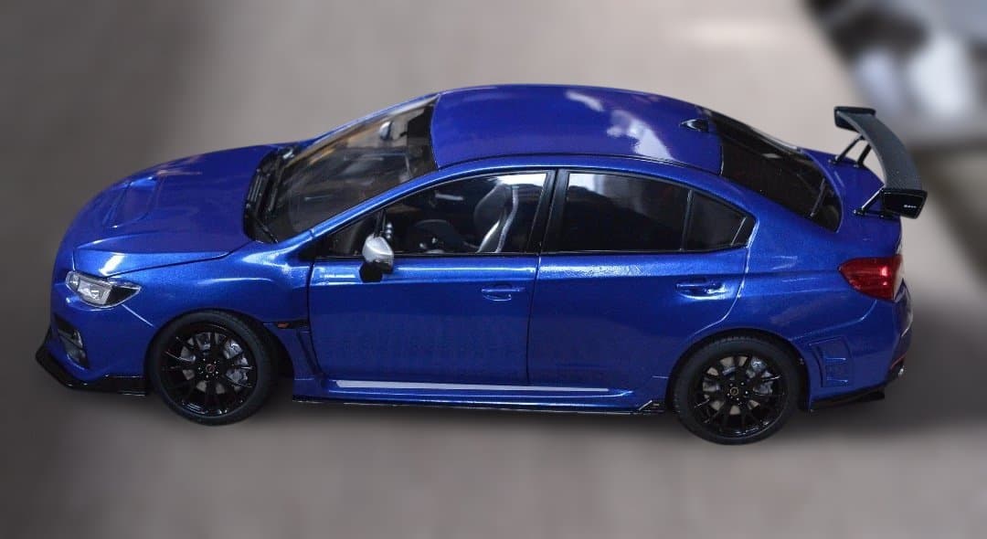 サンスター 1/18 スバル WRX sti S207 ブルーエディション