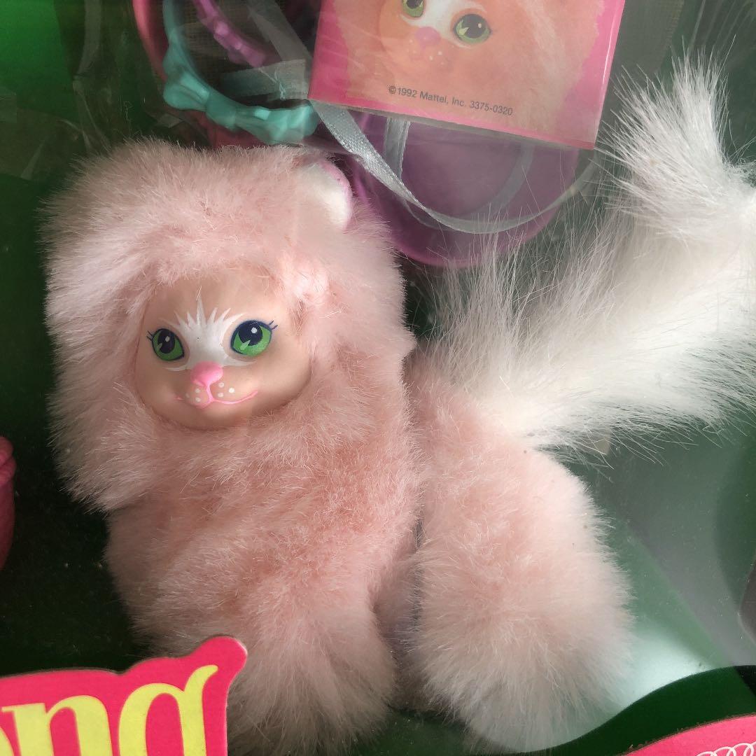 アメリカ購入1992年バービーTiffy猫ちゃんネコあちゃちゅむヴィンテージ