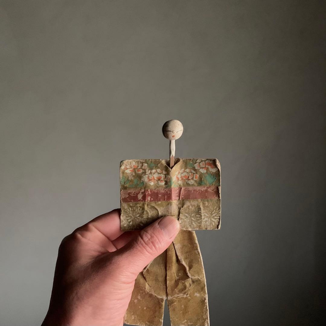 古い 紙雛 No.3 江戸時代 古美術 古道具 アンティーク 雛人形