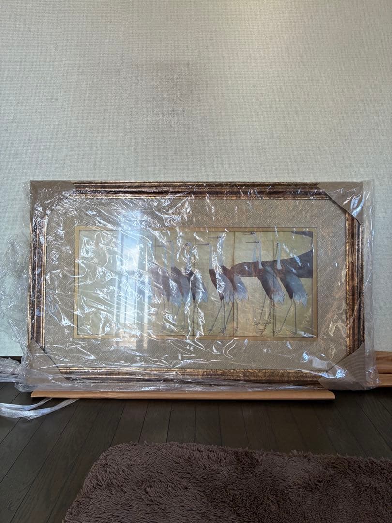 尾形光琳の郡鶴図