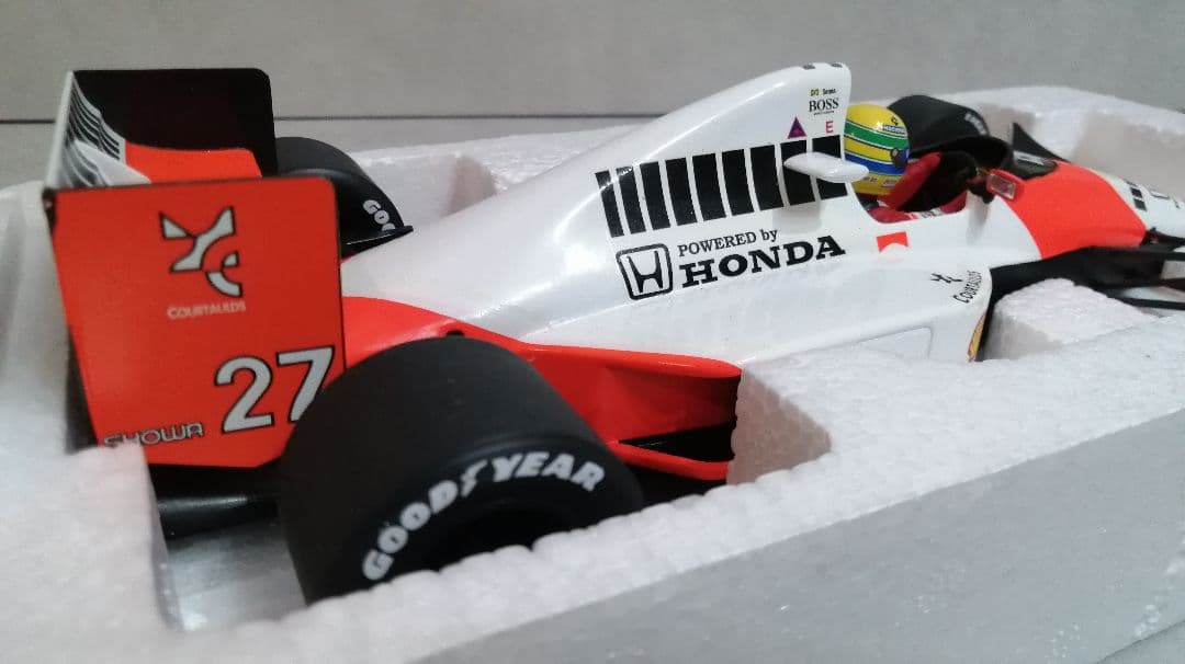 MINICHAMPS アイルトンセナ マクラーレン ホンダMP4/5B 1990