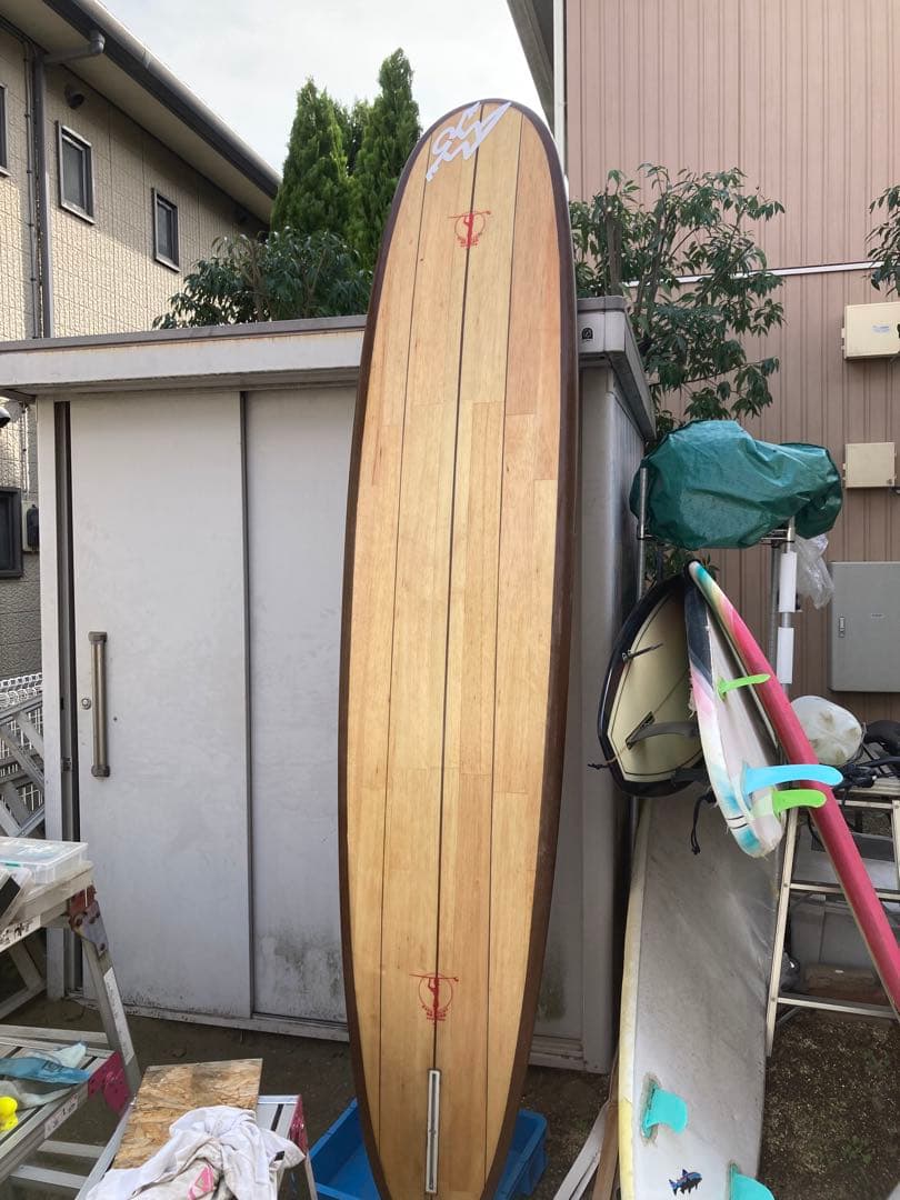 ❶希少バルサロングボード、シングル、290.湘南海岸周辺手渡し