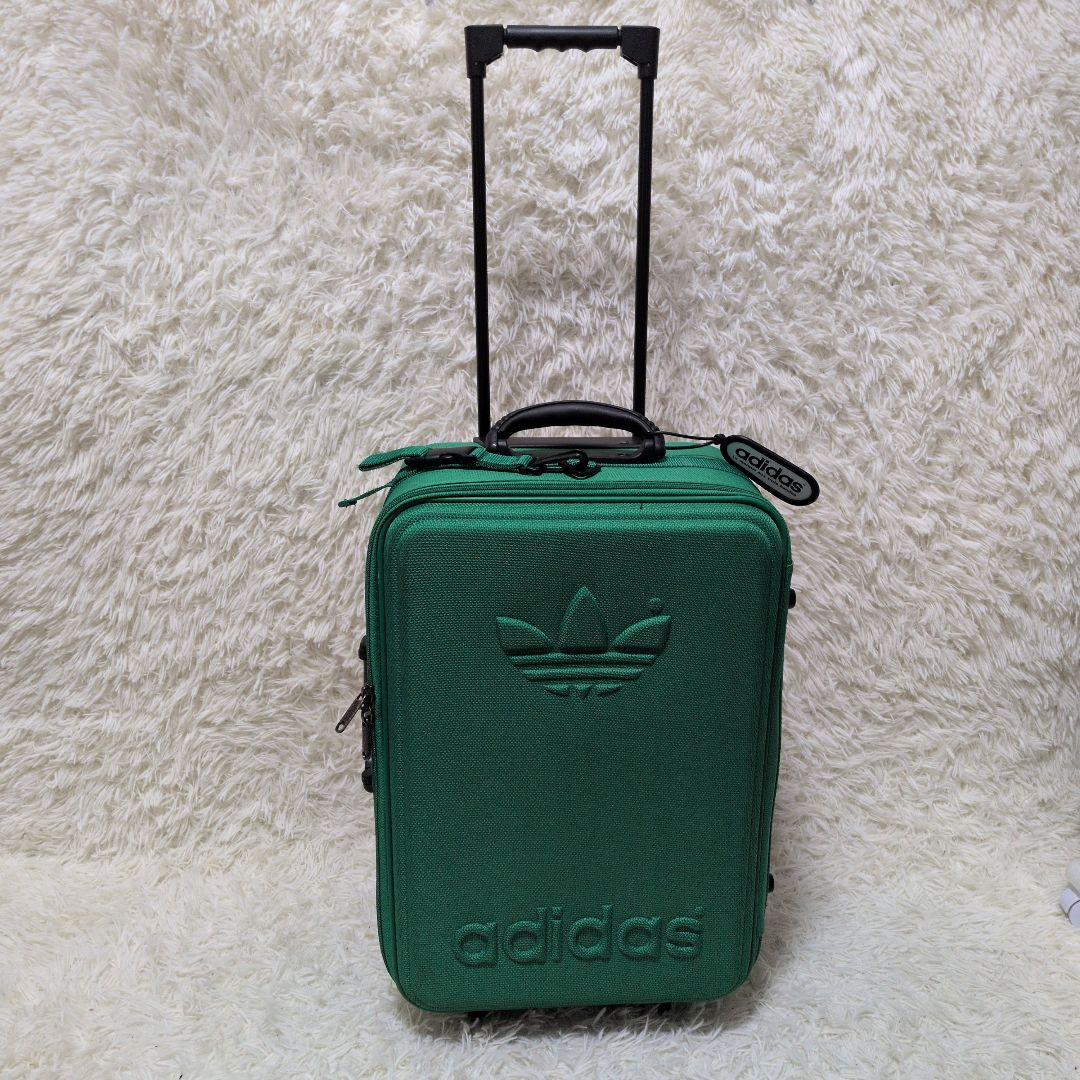 adidas キャリーケース グリーン 緑 スーツケース トランク アディダス