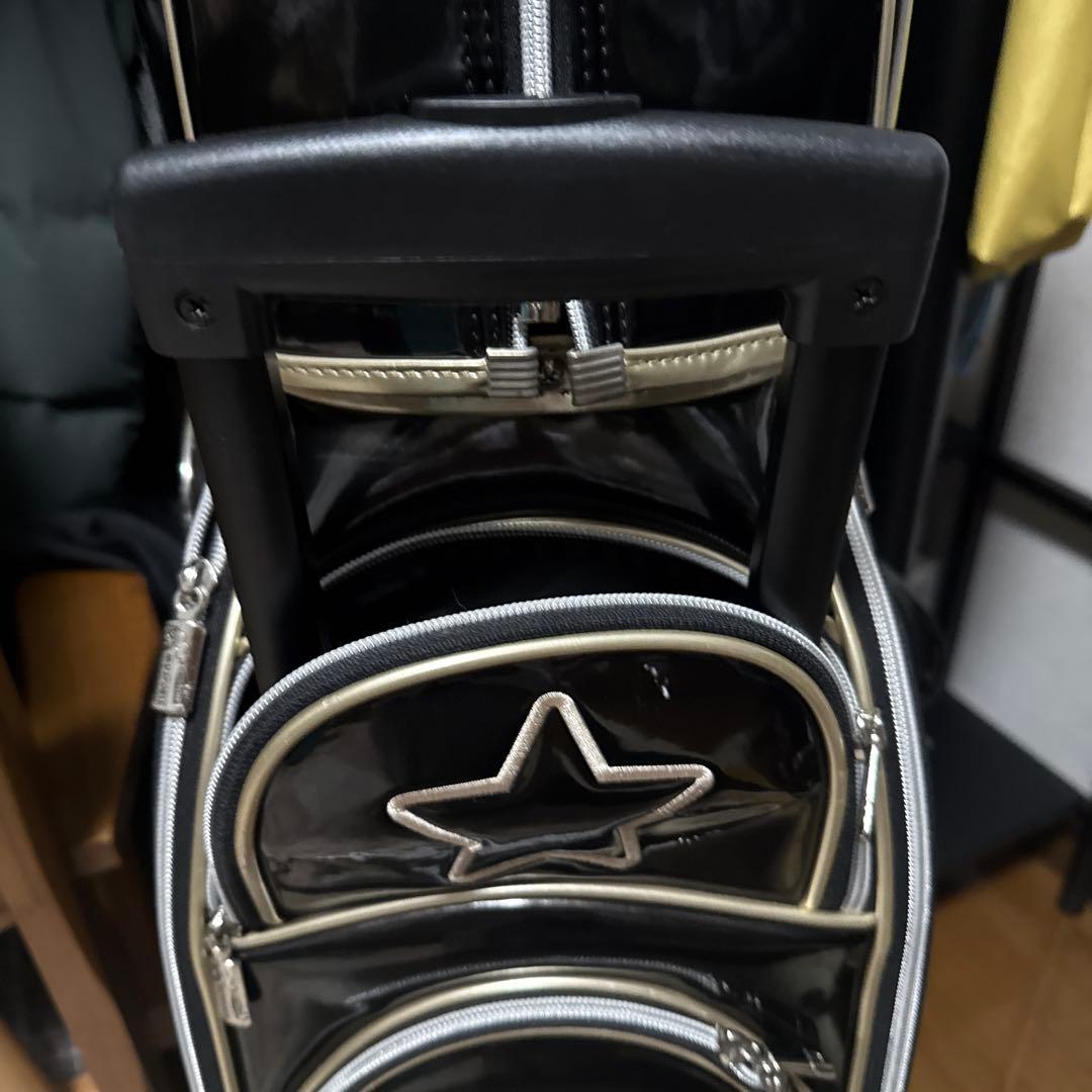 MUスポーツ キャディバッグ ブラック/ゴールド