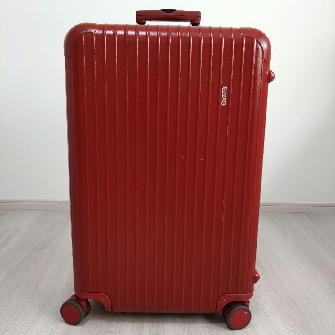 リモワ RIMOWA サルサ 4輪 キャリー 87L 廃盤 レッド　スーツケース