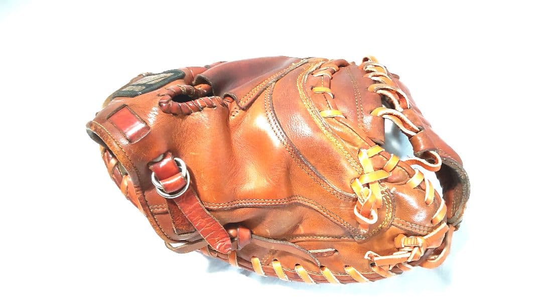 ミズノ 硬式 キャッチャーミット グローブ 野球 グラブ ビンテージ ワールドウ