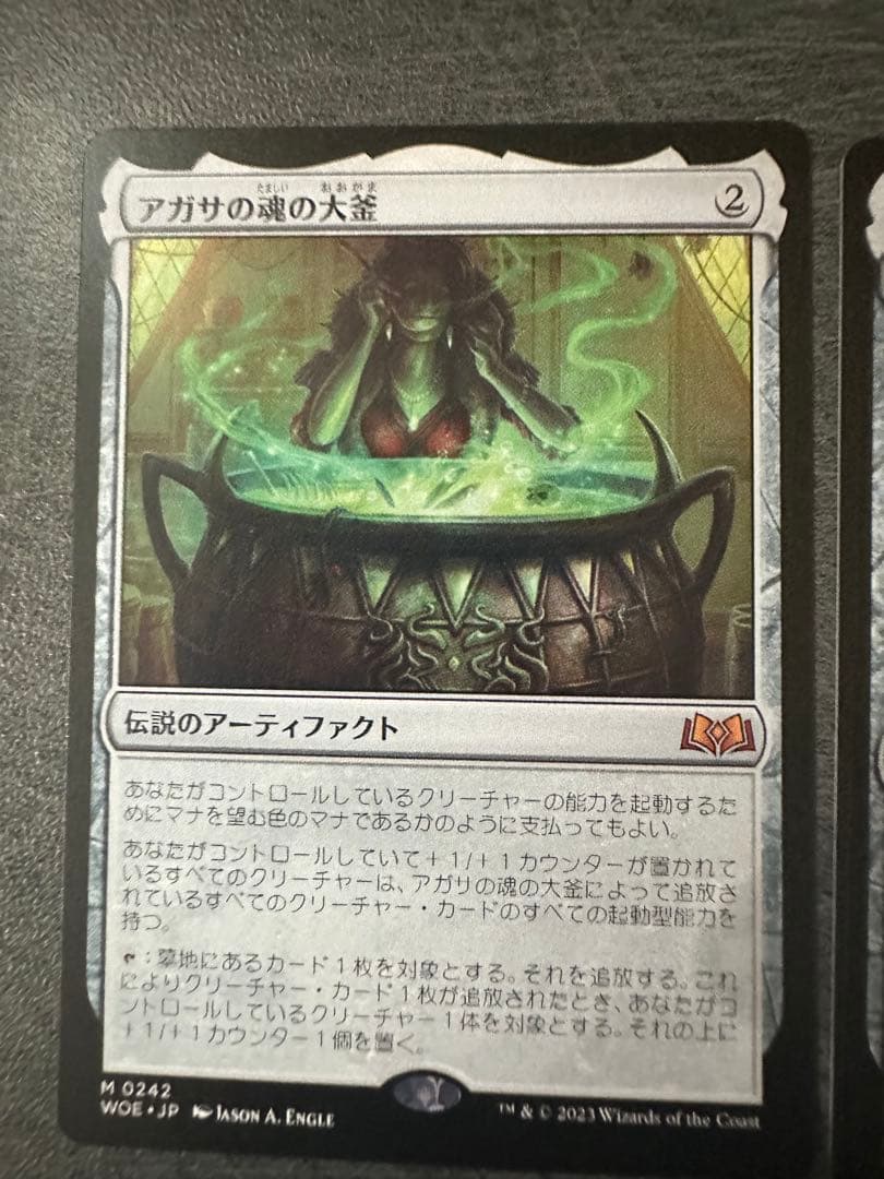 アガサの魂の大釜　日本語　２枚