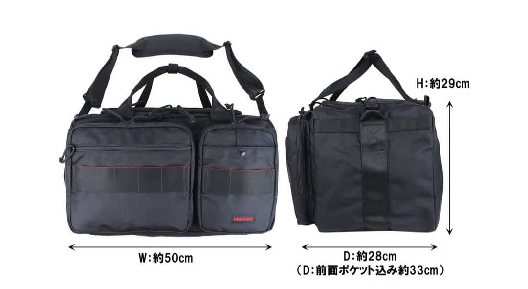 旅行かばん・小分けバッグ BRIEFING CLASSIC CLUB BOSTON AIR Black