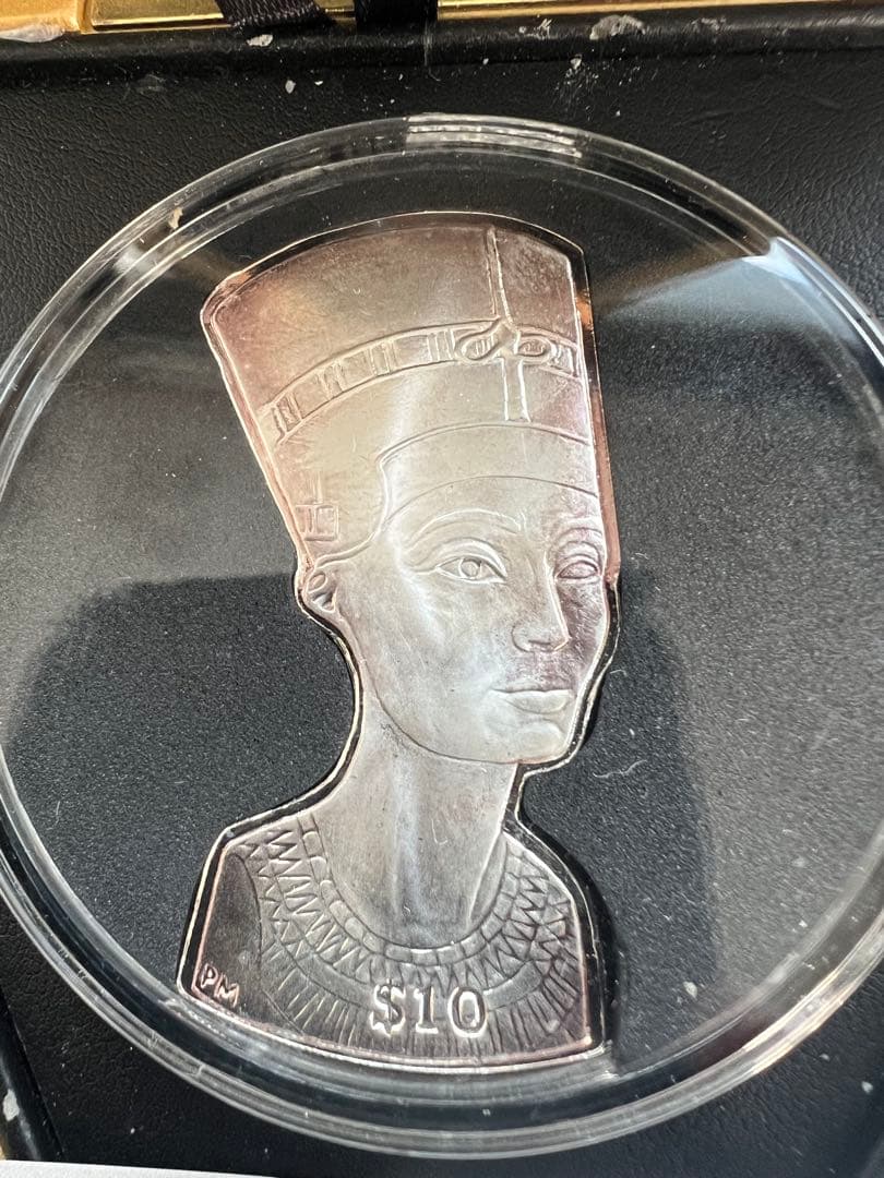 外国銀貨　英領バージン諸島10D銀貨　2012年