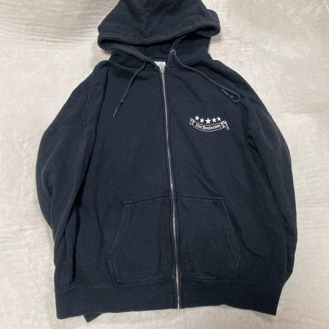 完売品 Novelbright 10周年 M フーディー 男女兼用 black