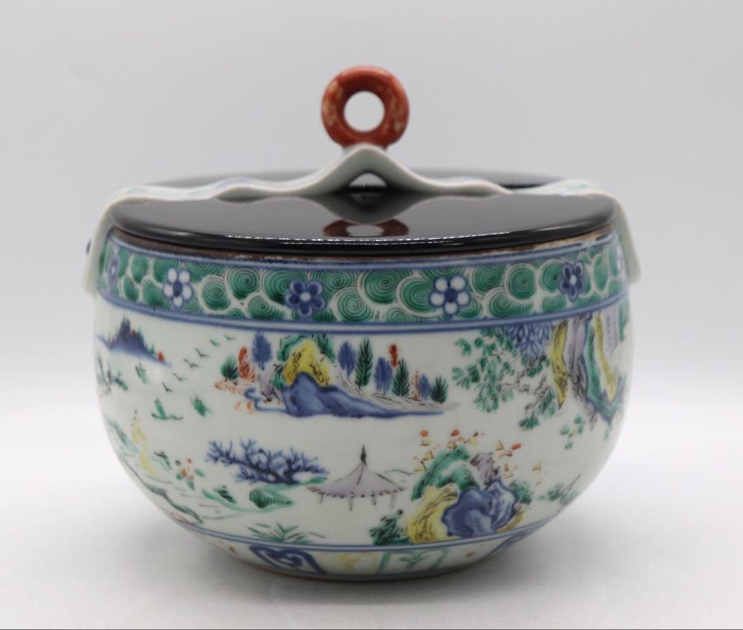 五良大甫呉祥瑞造　水指　共箱　送料込み250529