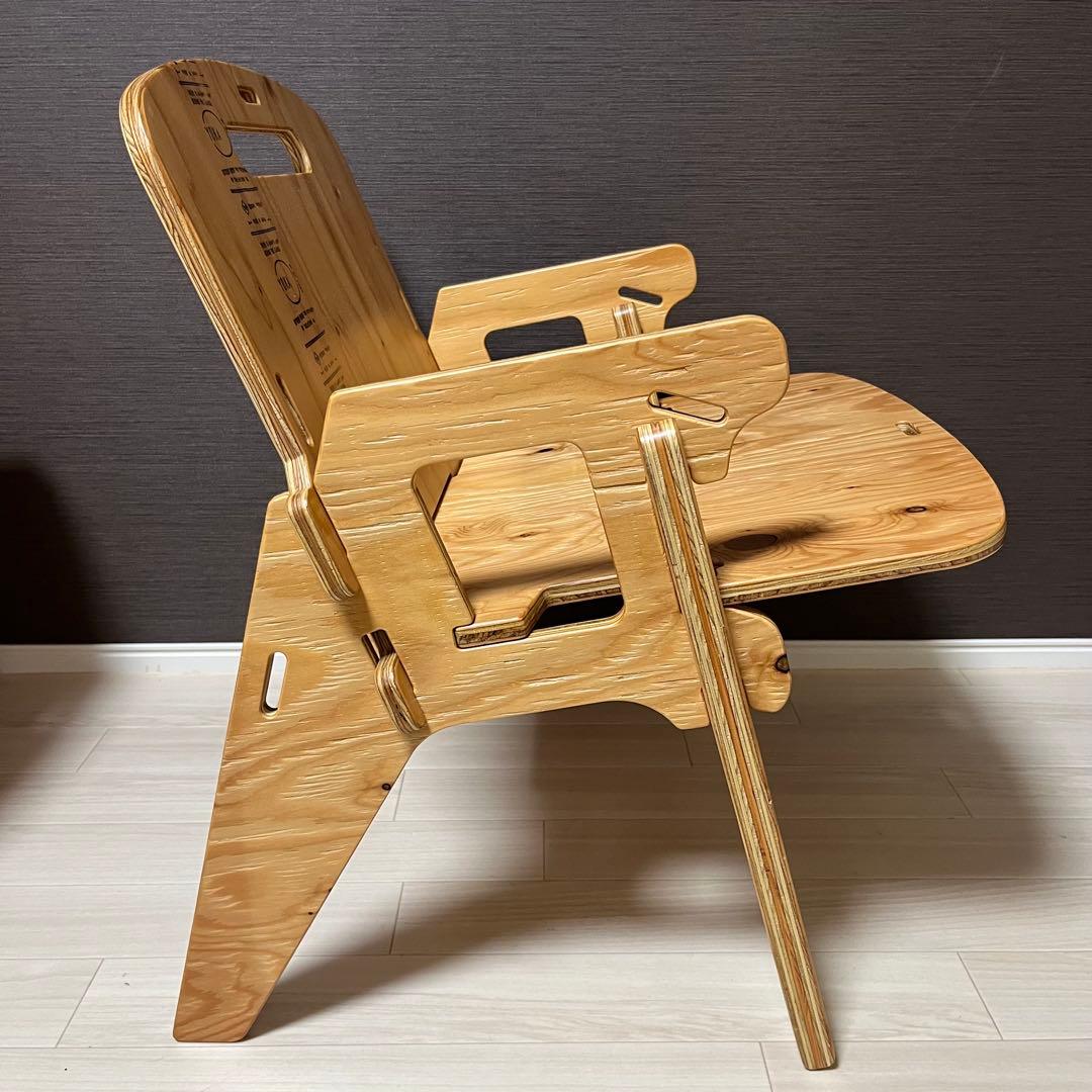 高級 美品 yokaチェア 木製チェアセット 組み立て式 キャンプ インテリア