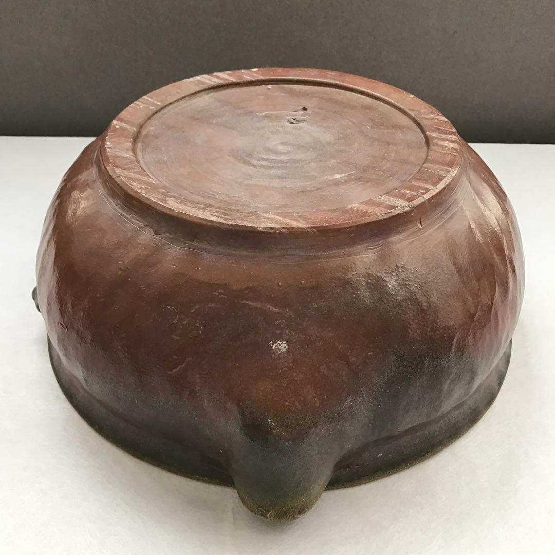 茶道具　備前焼　煎茶　湯さまし急須　窯元五郎辺衛造　栞　紙箱　S34MS