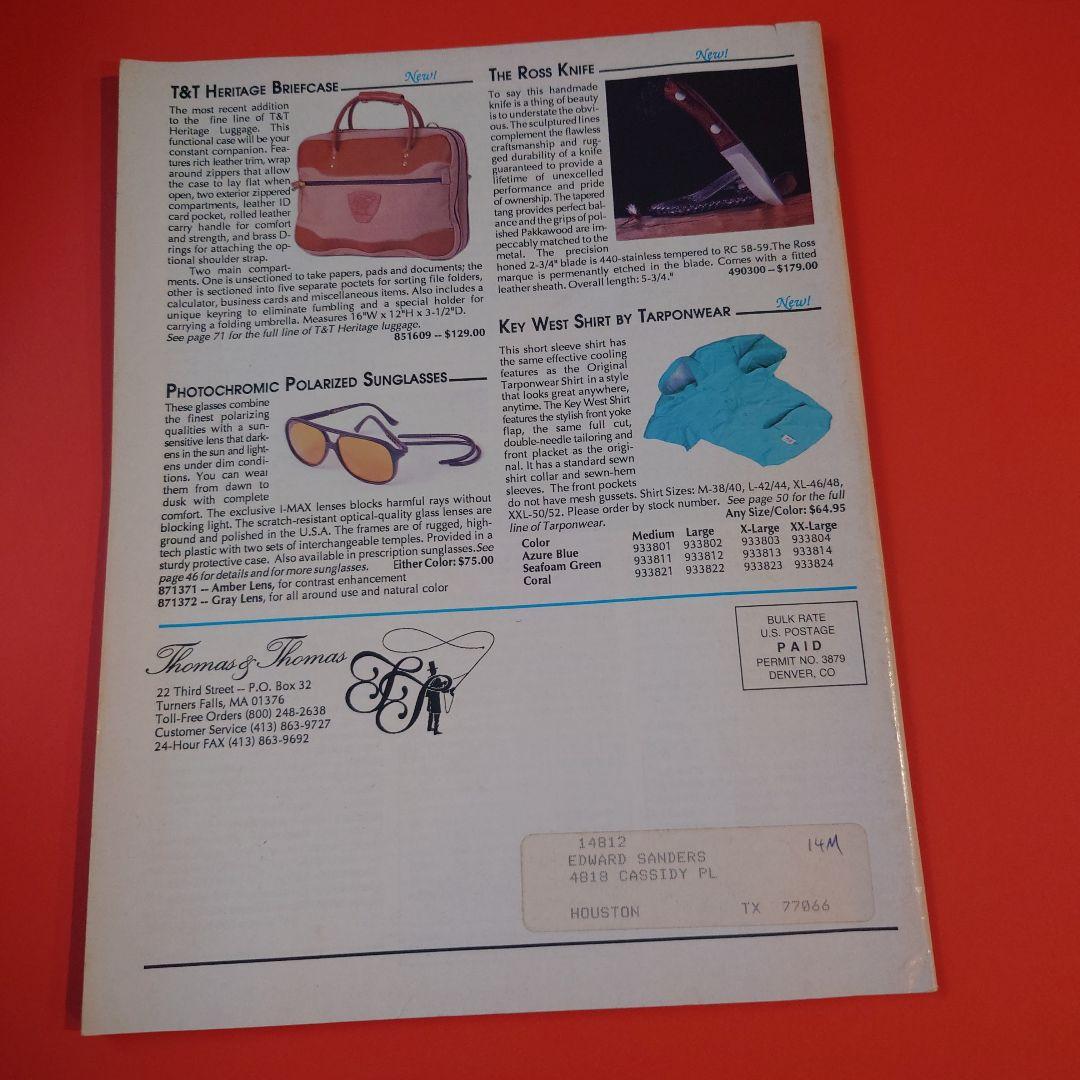 Thomas & Thomas 1990 フィッシングカタログ