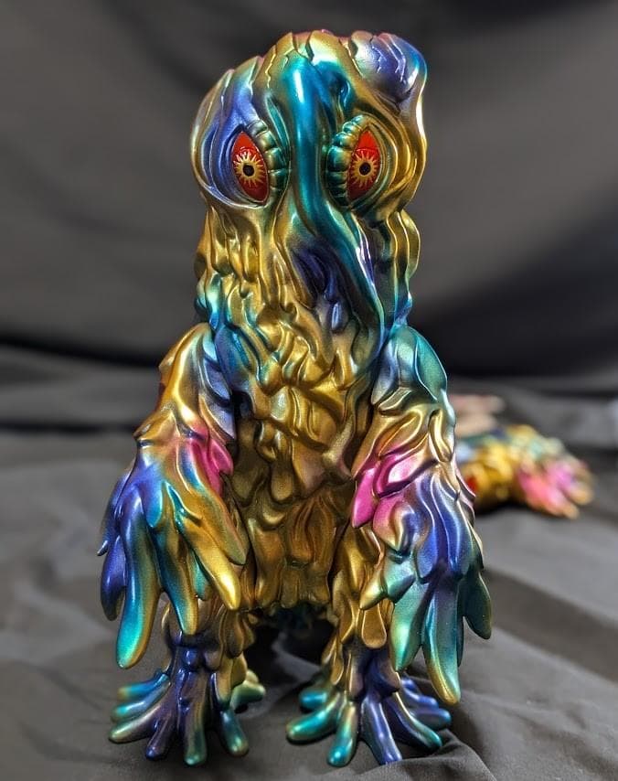 ヘドラ＋水中期（マルサン）モンスターズラボ限定ソフビフィギュア２体セット