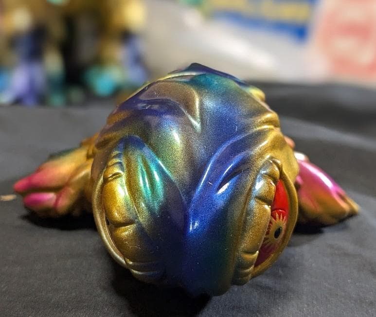 ヘドラ＋水中期（マルサン）モンスターズラボ限定ソフビフィギュア２体セット