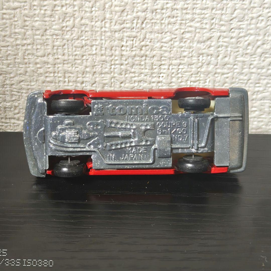 TOMICA　トミカ　ホンダ　1300クーペ9　1Aホイール　赤色　箱付き