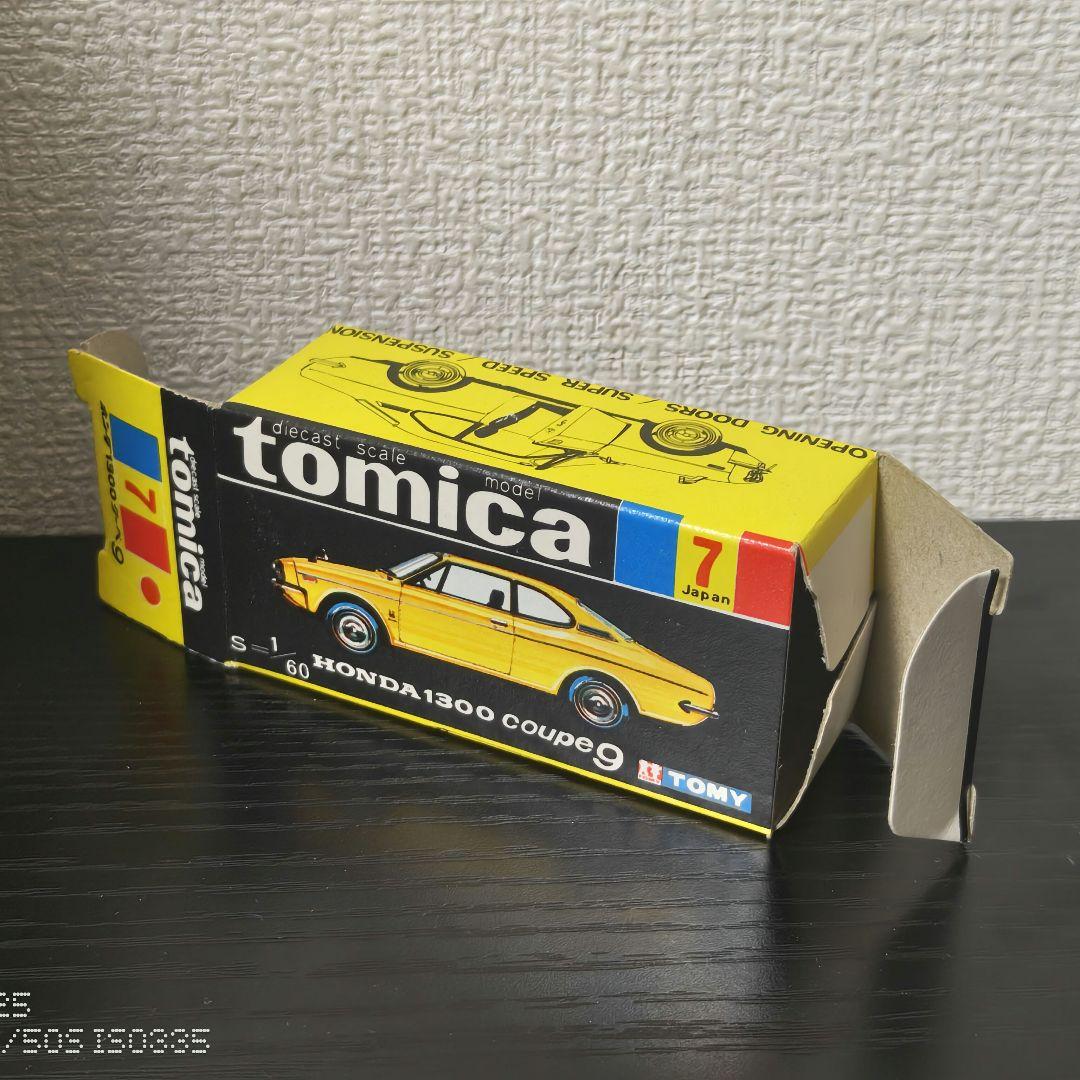TOMICA　トミカ　ホンダ　1300クーペ9　1Aホイール　赤色　箱付き