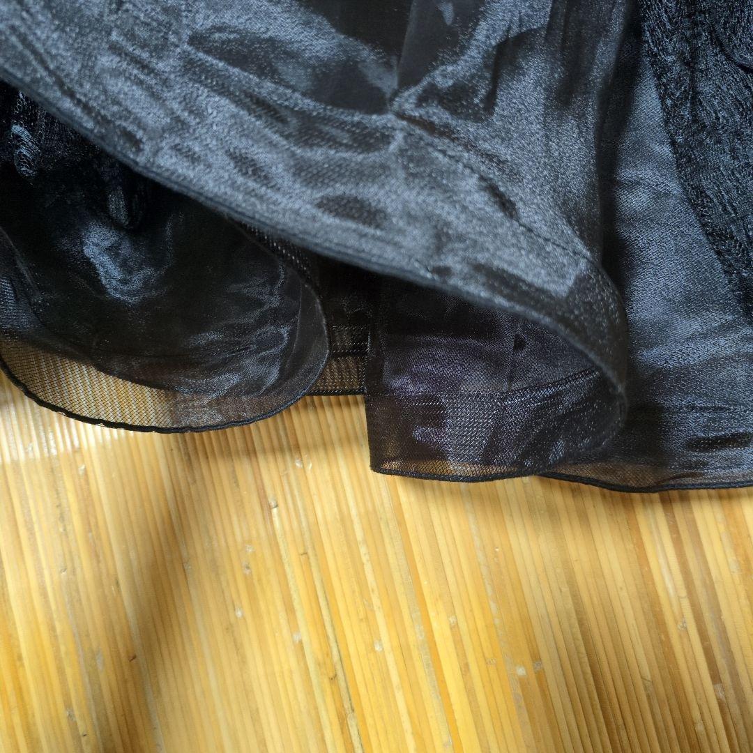 社交ダンス　ピンク黒レースドレス