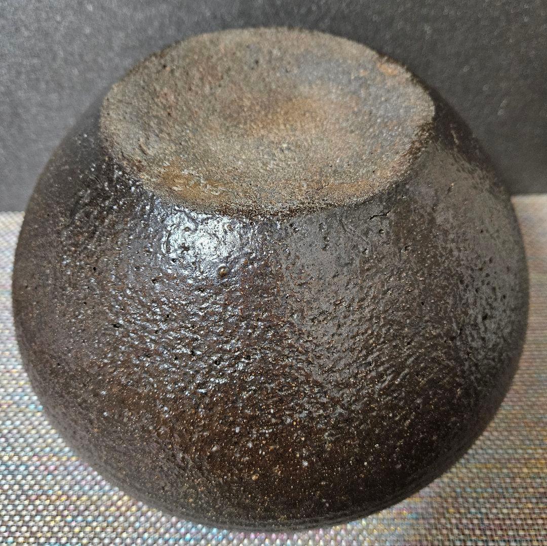 【時代古陶磁器❗】江戸時代後期～明治時代　 窯変　丸壺　花入れ　高17.6cm