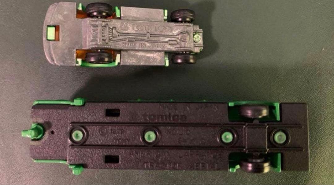 ロングトミカ アメリカン ハシゴ消防車 グリーン L10