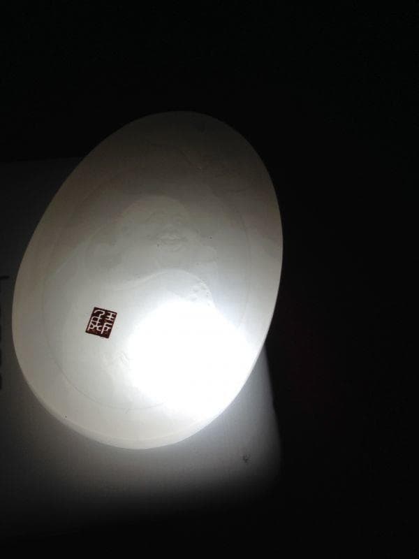 セール Y31)中国和田玉水滴形精彫笑仏弥勒仏像玉牌玉吊墜開運玉器貴重白玉