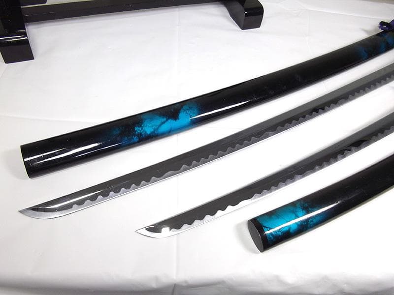 模造刀　陣太刀　大小刀　マーブル鞘