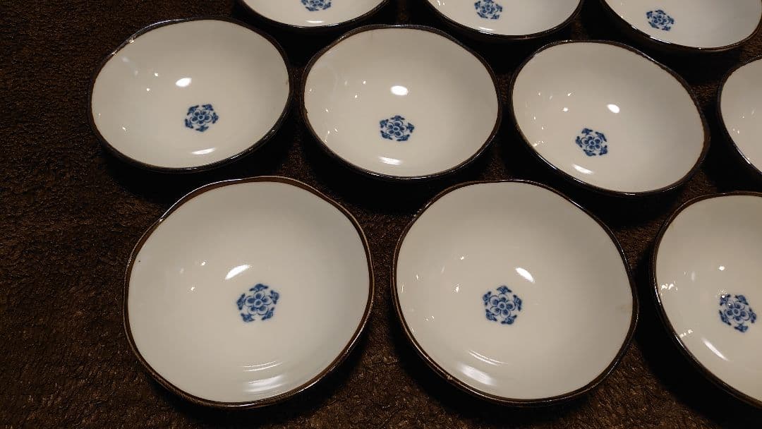 古伊万里　伊万里　染付　豆鉢　江戸期　蔵出し　10客