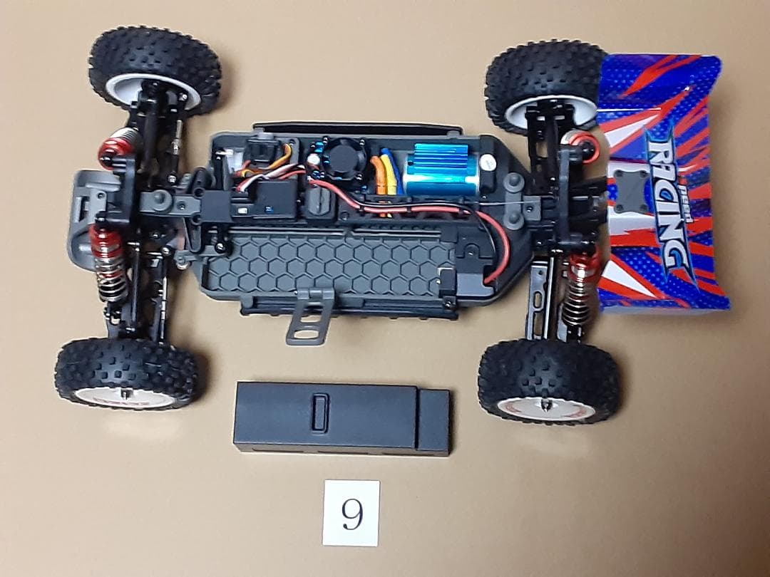 【ジャンク新品】WLtoys 124008 3S 2000mAh ⑨