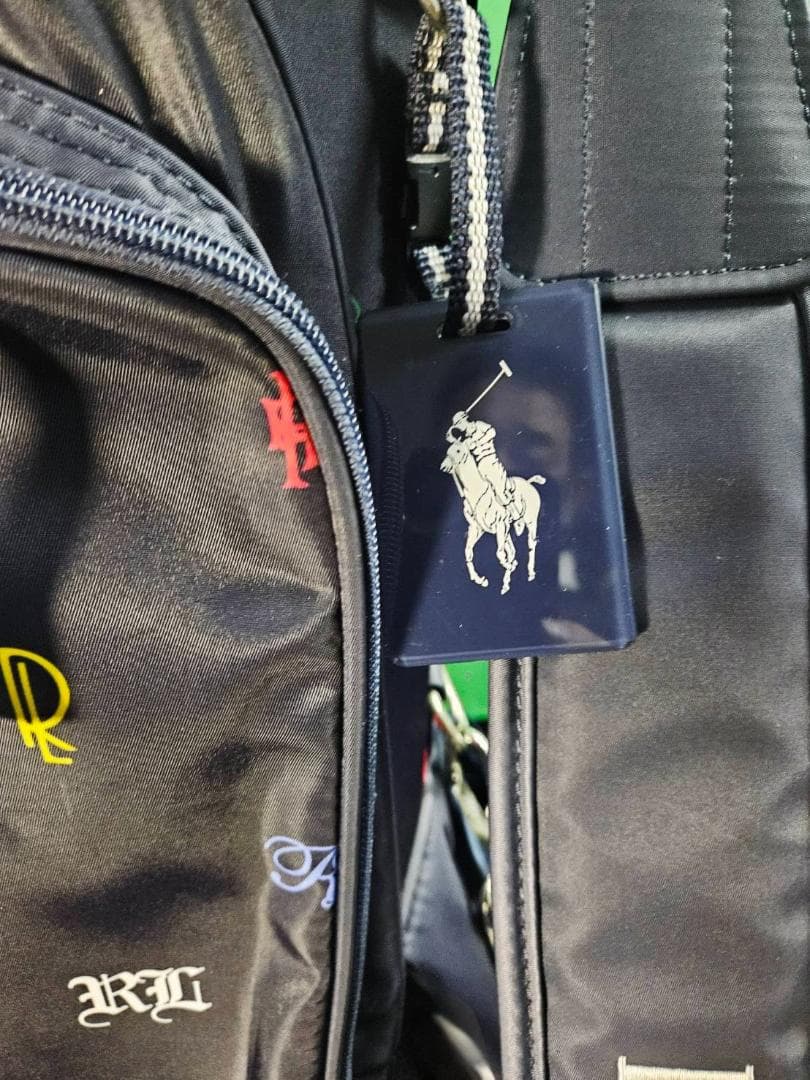 501超美品Polo マルチカラーゴルフバッグ