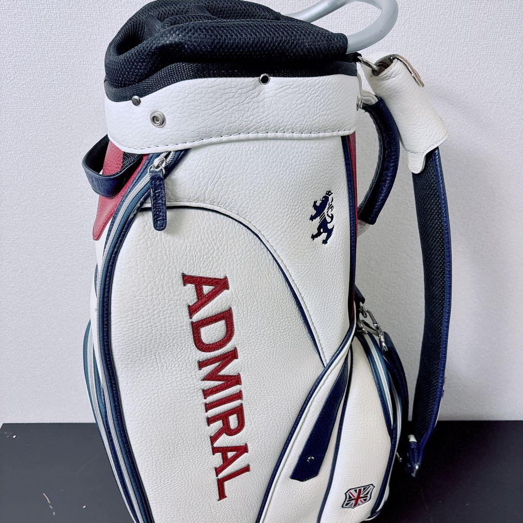 Admiral アドミラル キャディバッグ 9.0型 6分割 トリコロール