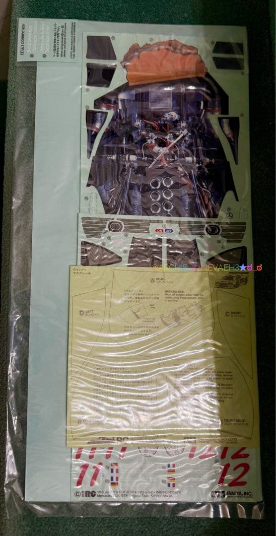 値下げ中★タミヤ★メルセデスCLK-GTR オリギナルタイレ TL-01シャーシ