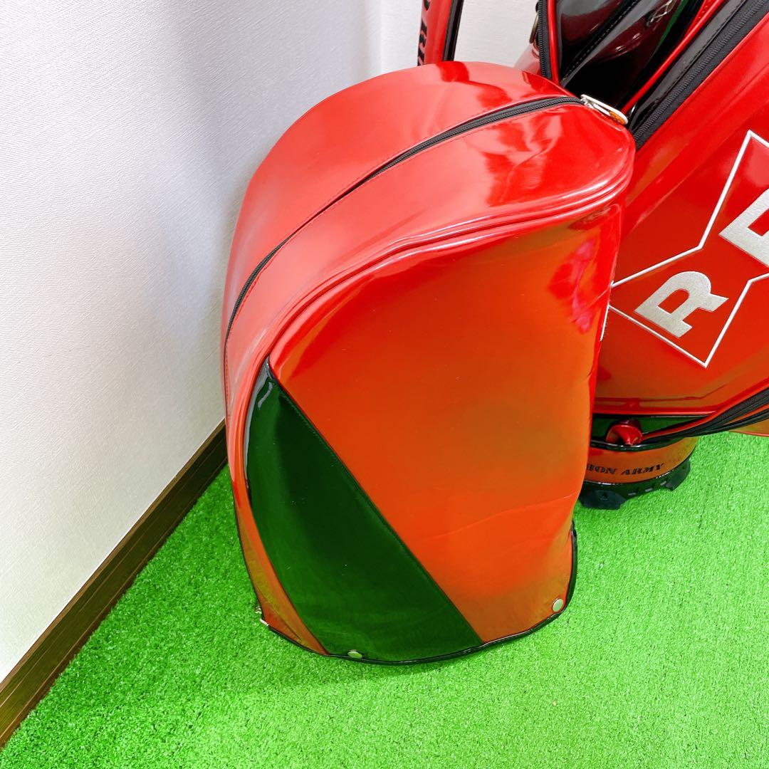 ドラゴンボール　レッドリボン軍　キャディーバック　赤　3点式　9.5型　46in