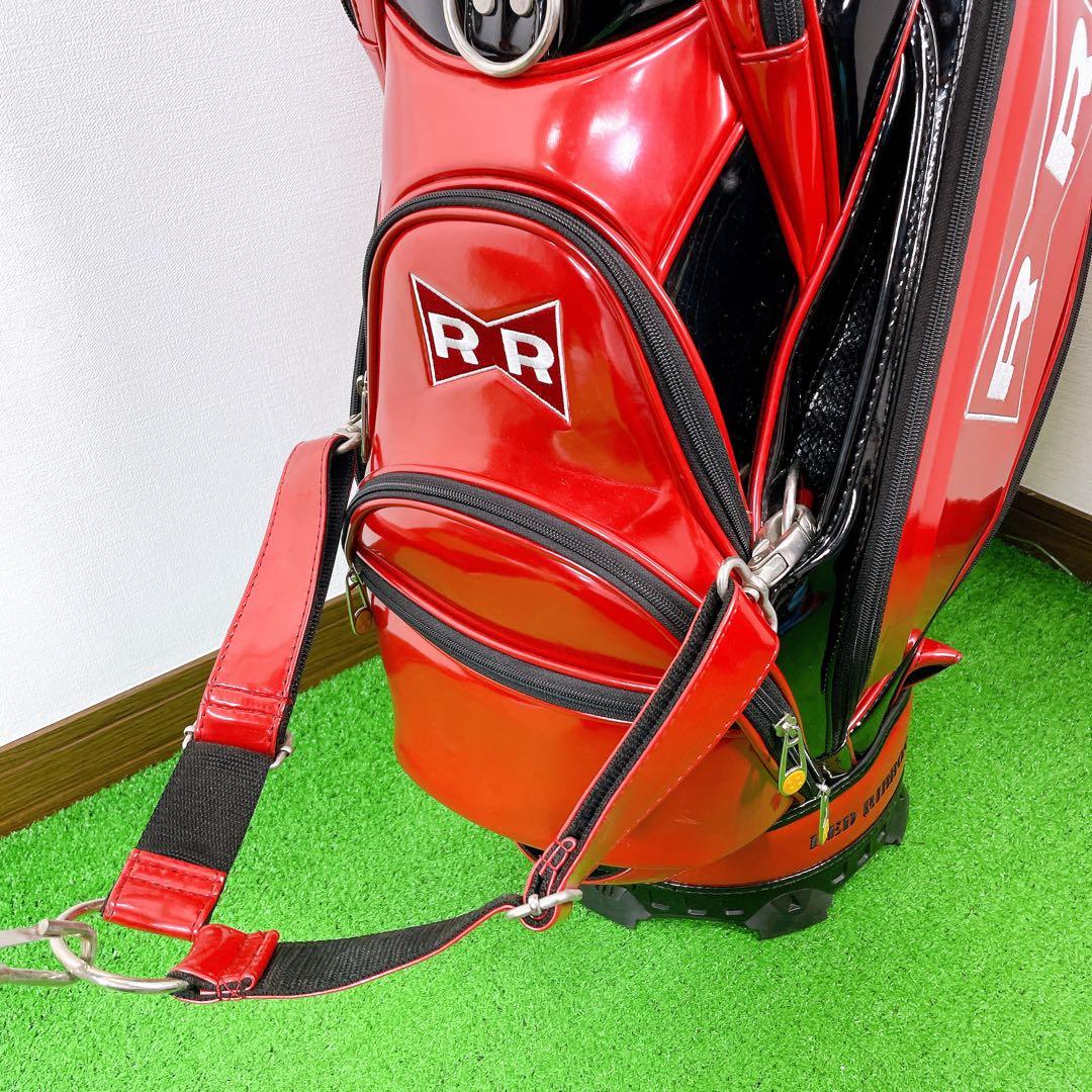 ドラゴンボール　レッドリボン軍　キャディーバック　赤　3点式　9.5型　46in