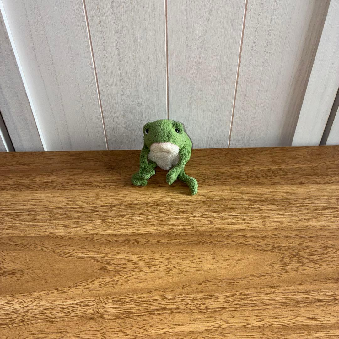 モンスイユぬいぐるみ。初期カエルのボーノ。カエルのぬいぐるみ